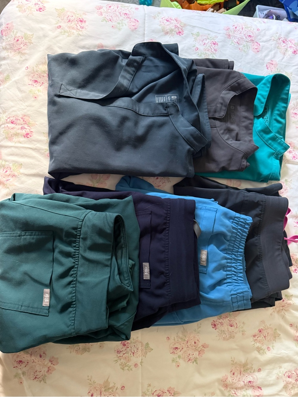 Kids Elastic-Waist Scrub Pants - Multiple Color Options